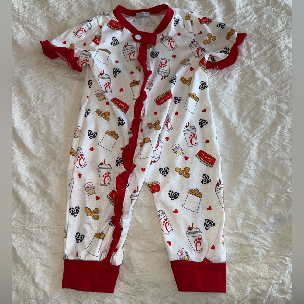 Abby & Evie Chick Fil A outfit size 18M